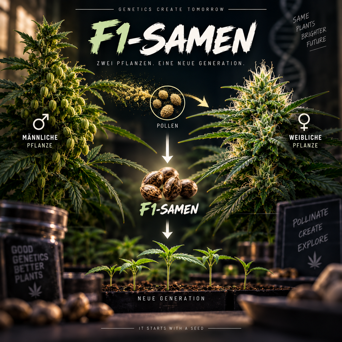F1-Samen – hier beginnt eine neue Genetik