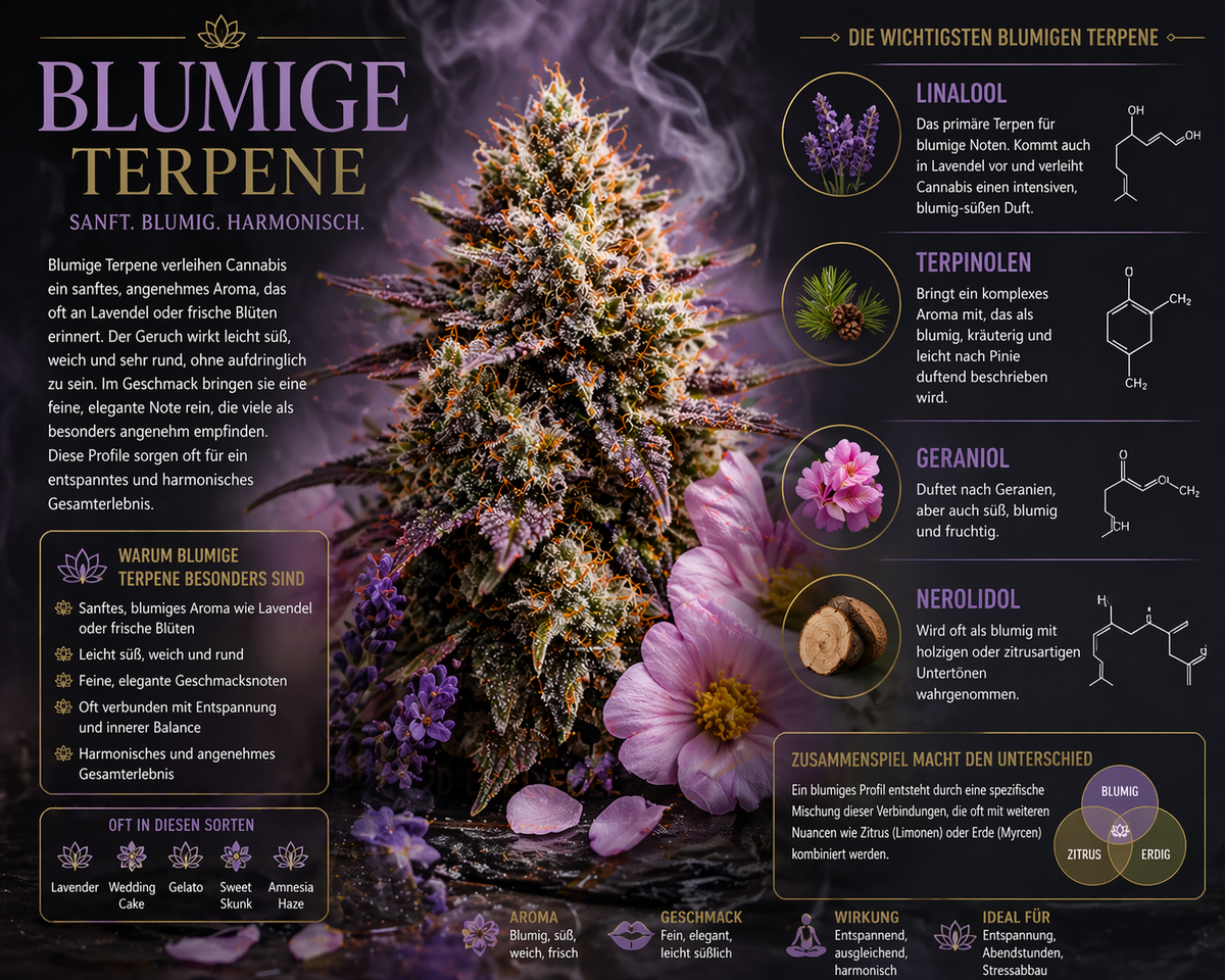 Blumige/Florale Terpene