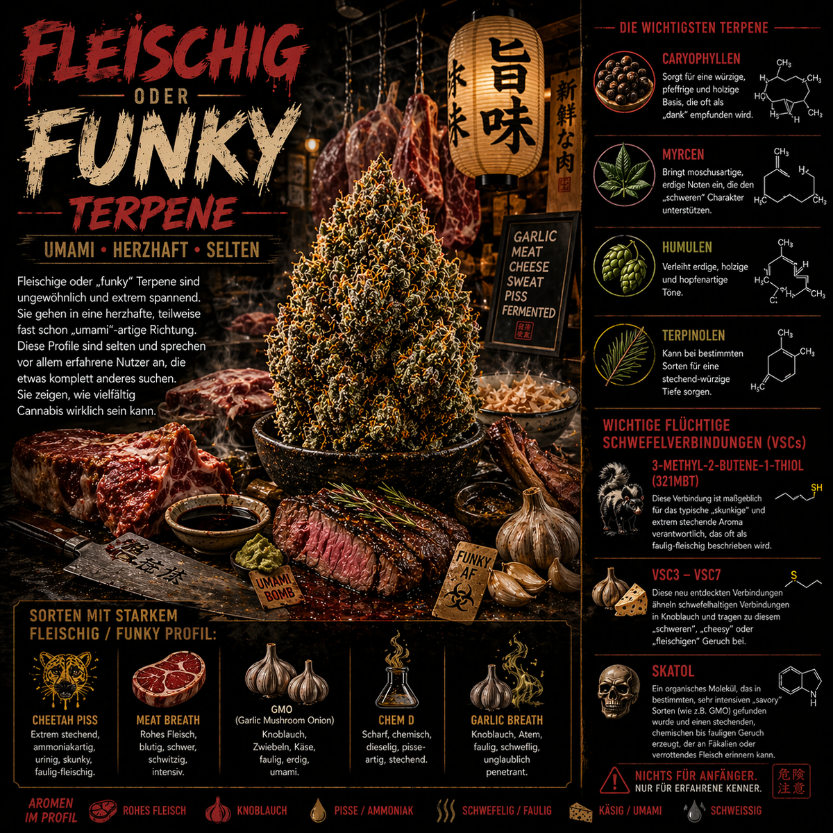 Fleischig/Funky Terpene